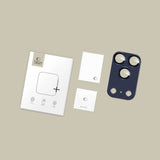 iPhone 17 Pro Max - Tech-Protect Cam Fit+ Kameralinsebeskyttelse - Blå