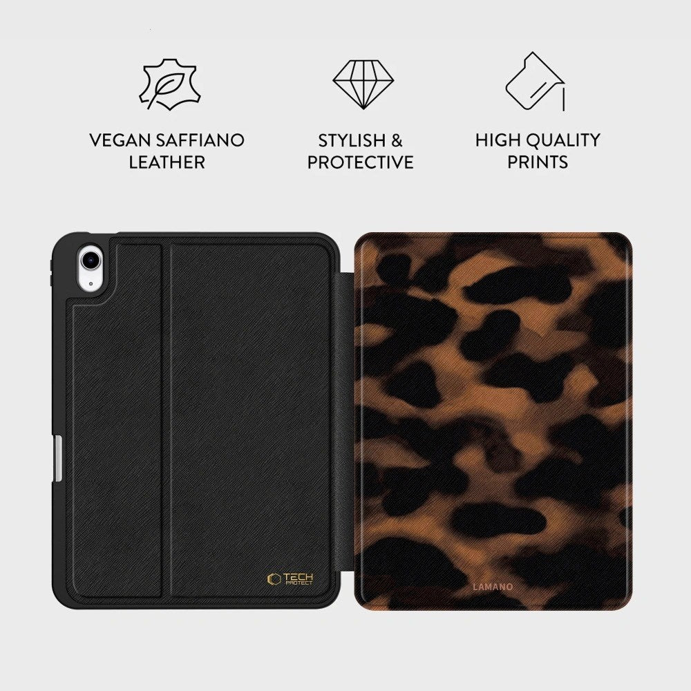 iPad 10.9" (2024 / 2022) / 11" (2025) Tech-Protect Lamano Tablet Cover - Panther