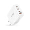 Tech-Protect Vægoplader m. 1 x USB-A & 3 x USB-C - 140W - Hvid