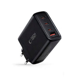 Tech-Protect Vægoplader m. 1 x USB-A & 3 x USB-C - 140W - Sort