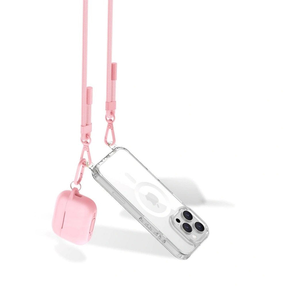 Tech-Protect Crossbody Mobilrem - Lyserød