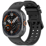 Samsung Galaxy Watch Ultra 2 / Ultra (47mm) Tech-Protect Silikone Air Rem - Sort
