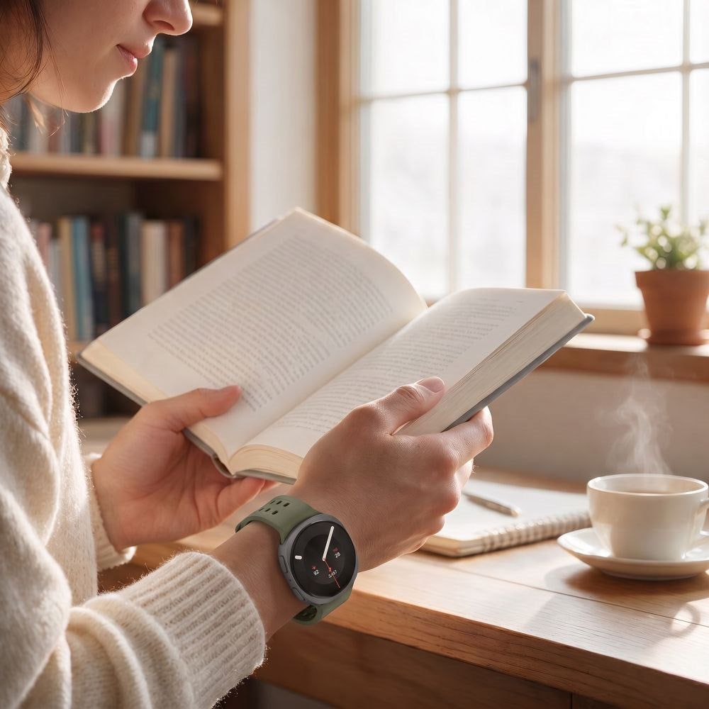 Samsung Galaxy Watch 8 / 9 / Classic (40 / 44 / 46mm) Tech-Protect Silikone Air Rem - Grøn