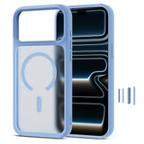 Tech-Protect iPhone 18 Pro Max / 17 Pro Max MagMat Mobil Cover - MagSafe Kompatibel - Mat Lyseblå