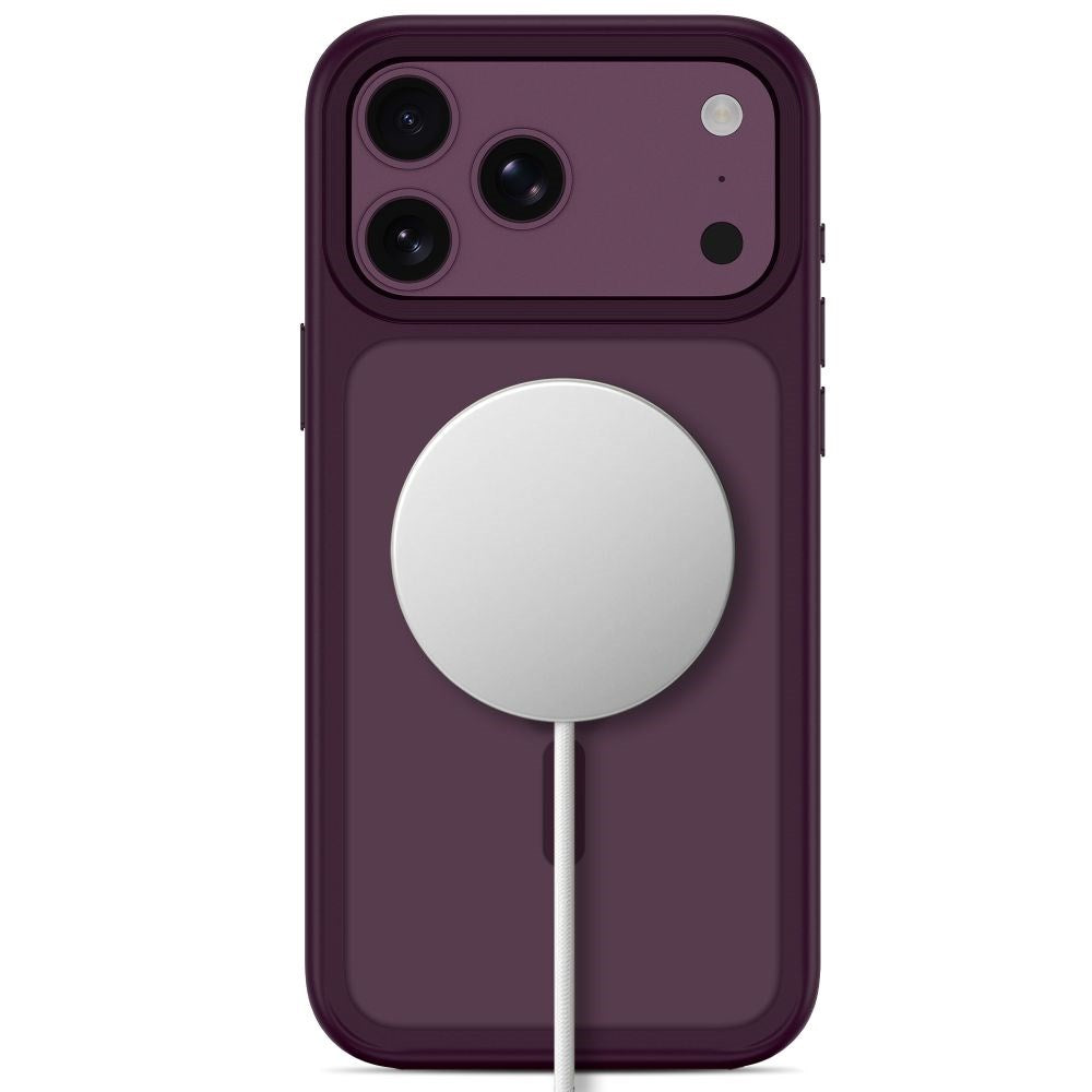 Tech-Protect iPhone 18 Pro / 17 Pro MagMat Mobil Cover - MagSafe Kompatibel - Mat Rød