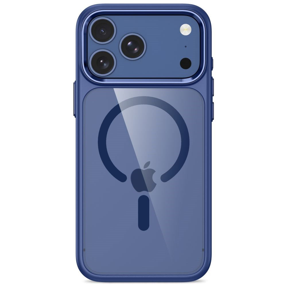 Tech-Protect iPhone 18 Pro / 17 Pro MagMat Mobil Cover - MagSafe Kompatibel - Gennemsigtig / Blå