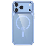 Tech-Protect iPhone 18 Pro Max / 17 Pro Max MagMat Mobil Cover - MagSafe Kompatibel - Gennemsigtig / Blå