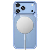 Tech-Protect iPhone 18 Pro Max / 17 Pro Max MagMat Mobil Cover - MagSafe Kompatibel - Gennemsigtig / Blå