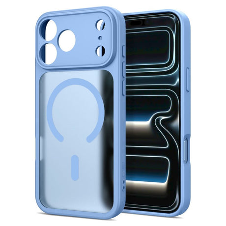 Tech-Protect BasicMag iPhone 17 Pro Max / 18 Pro Max Hybrid Bagside Cover - MagSafe Kompatibel - Mat Lyseblå