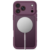 Tech-Protect BasicMag iPhone 17 Pro Max / 18 Pro Max Hybrid Bagside Cover - MagSafe Kompatibel - Mat Rød