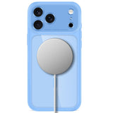 Tech-Protect iPhone 18 Pro Max / 17 Pro Max MagPeak Mobil Cover - MagSafe Kompatibel - Lyseblå / Gennemsigtig
