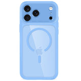 Tech-Protect iPhone 18 Pro / 17 Pro MagPeak Mobil Cover - MagSafe Kompatibel - Lyseblå / Gennemsigtig