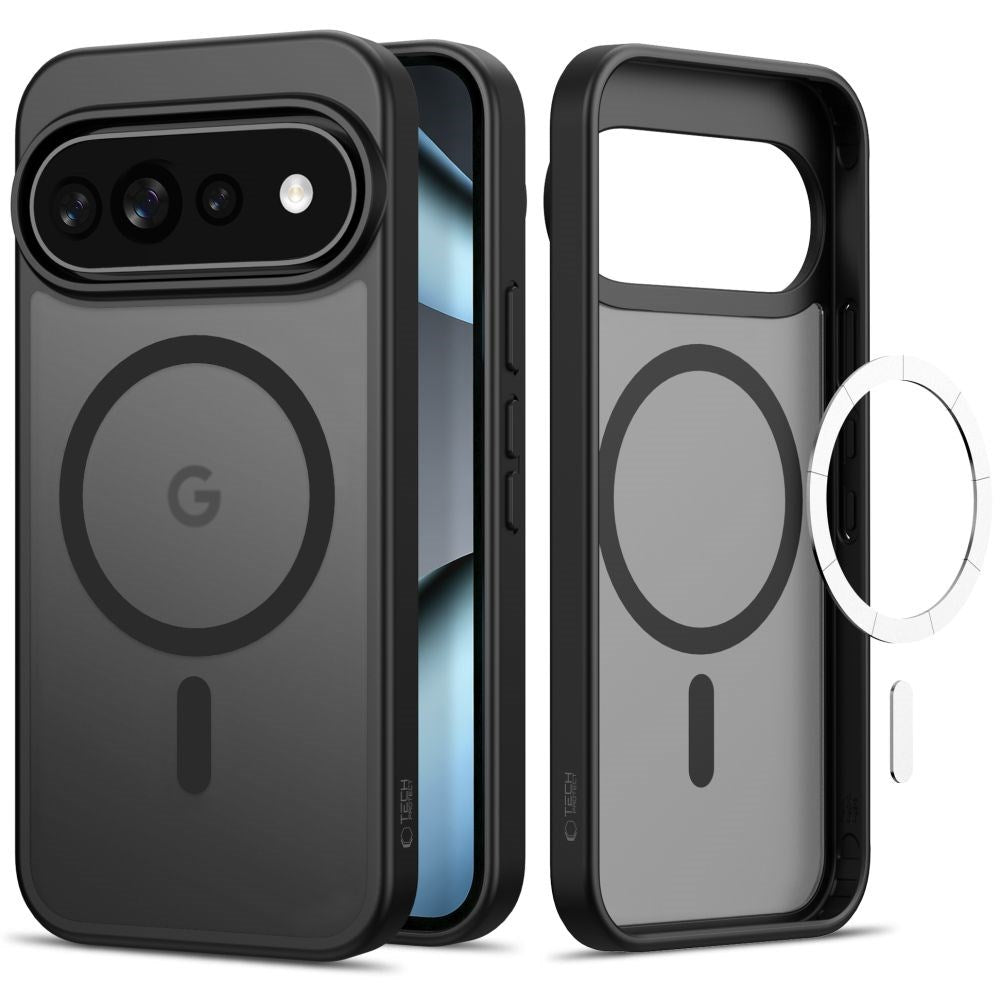Tech-Protect Google Pixel 11 Pro XL / 10 Pro XL / 9 Pro XL MagMat Bagside Cover - MagSafe Kompatibel - Mat Sort