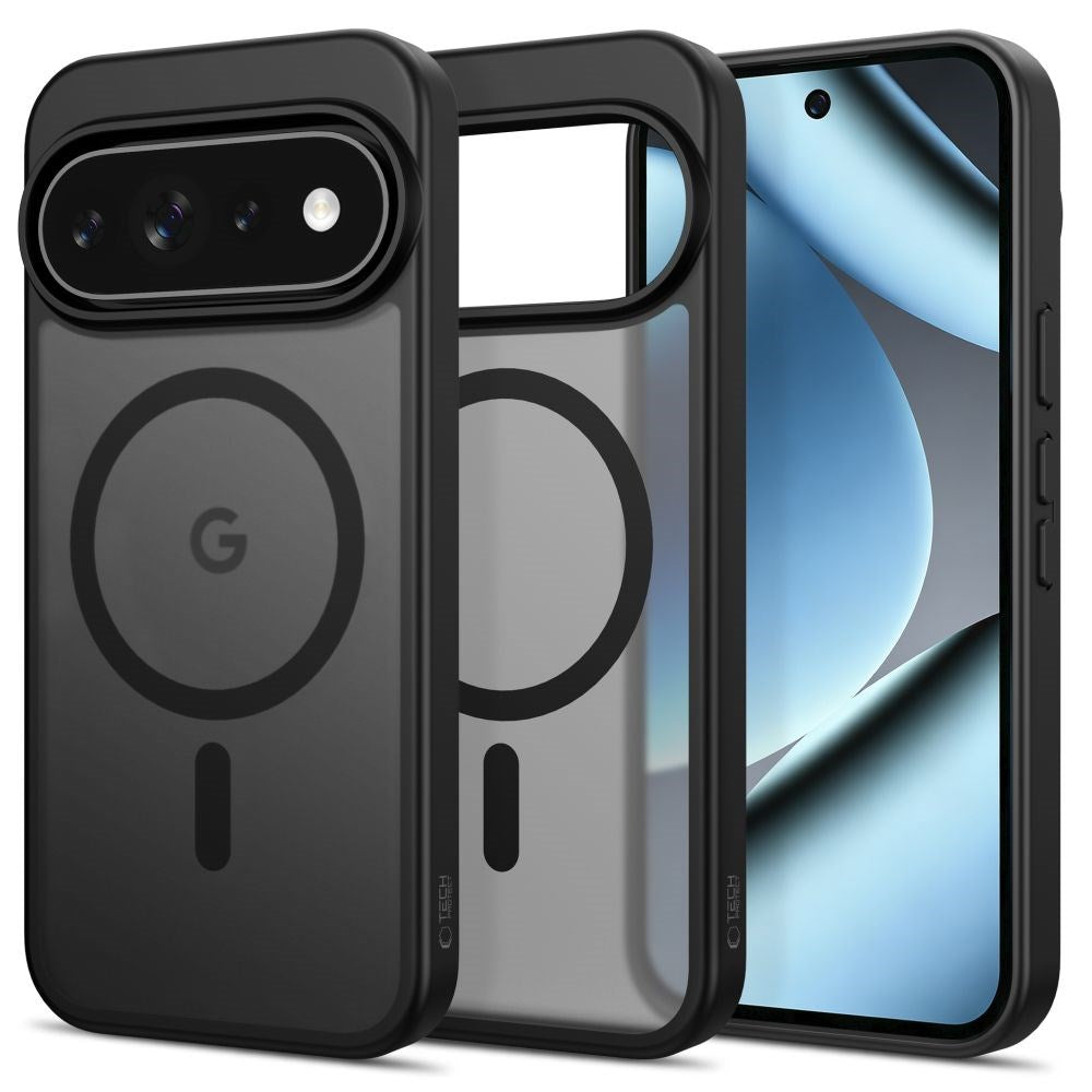 Tech-Protect Google Pixel 11 Pro XL / 10 Pro XL / 9 Pro XL MagMat Bagside Cover - MagSafe Kompatibel - Mat Sort