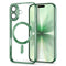 Tech-Protect iPhone 17 MagFlex Cover - MagSafe Kompatibel - Grøn / Gennemsigtig