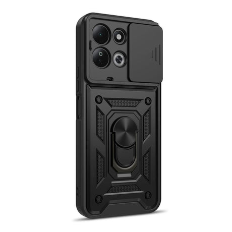 Xiaomi Redmi 17 (5G) / (4G) Tech-Protect Camshield Pro Håndværker Cover m. Cam Slider & Ståfunktion - Sort