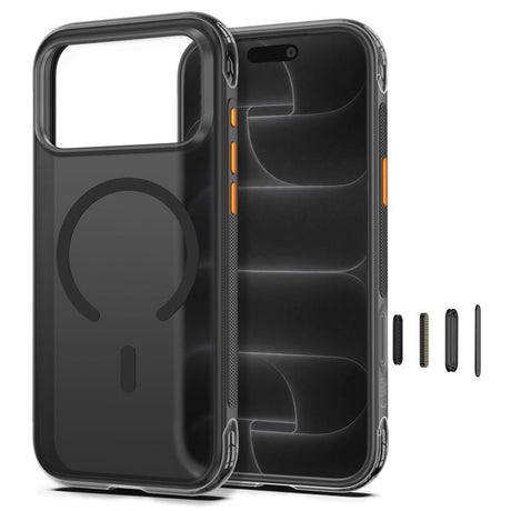 Tech-Protect iPhone 18 Pro / 17 Pro MagAir Bagside Cover - MagSafe Kompatibel - Mat Sort