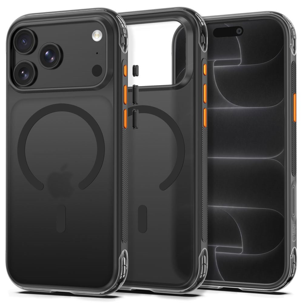 Tech-Protect iPhone 18 Pro / 17 Pro MagAir Bagside Cover - MagSafe Kompatibel - Mat Sort