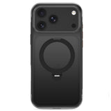 Tech-Protect iPhone 18 Pro / 17 Pro MagAir Stand Mobil Cover m. Kickstand - MagSafe Kompatibel - Mat Sort