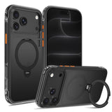 Tech-Protect iPhone 18 Pro / 17 Pro MagAir Stand Mobil Cover m. Kickstand - MagSafe Kompatibel - Mat Sort