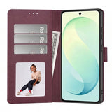 Samsung Galaxy S26 FE Tech-Protect Flip Cover m. Kortholder - Rød
