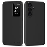 Samsung Galaxy S26 FE Tech-Protect Smart Wallet Flip Cover m. Kortholder - Sort