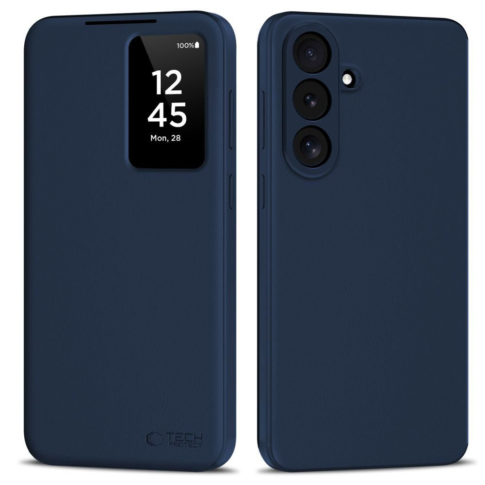 Samsung Galaxy S26 FE Tech-Protect Smart Wallet Flip Cover m. Kortholder - Blå