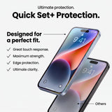 Samsung Galaxy A18 (4G / 5G) Tech-Protect Quick Set+ Skærmbeskyttelsesglas - 2 stk - Gennemsigtig