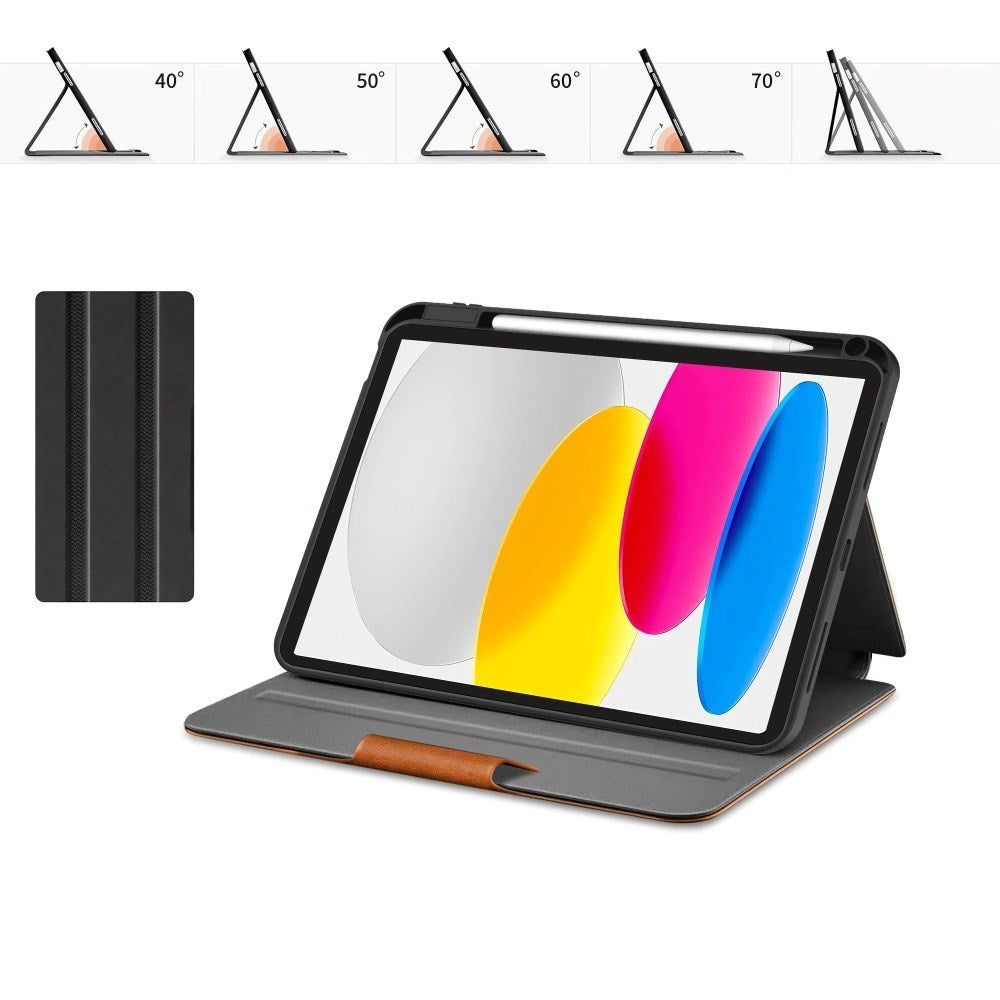 iPad 11" (2025) / 10.9" (2024 / 2022) Tech-Protect Fleece Tablet Cover - Brun