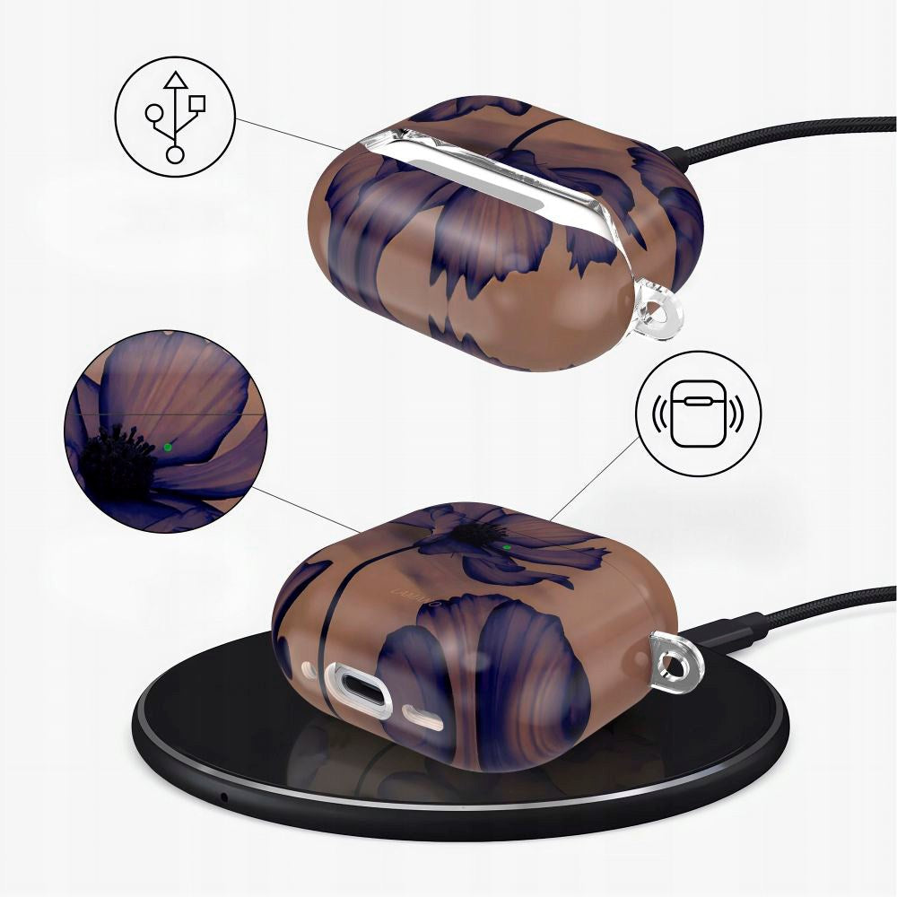 Tech-Protect Apple AirPods (4. gen.) Lamano Cover - Nøglering - Velvet Night