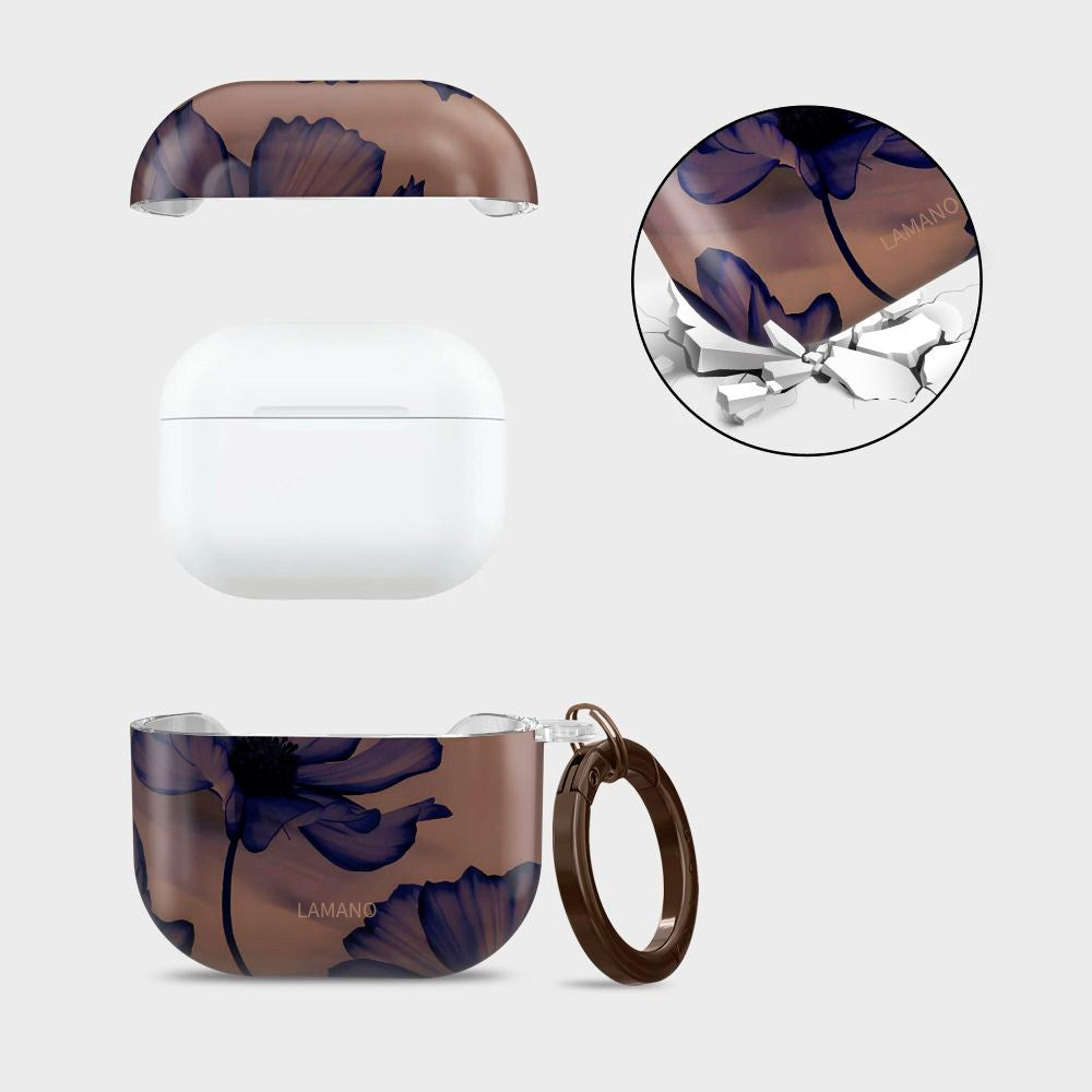 Tech-Protect Apple AirPods (4. gen.) Lamano Cover - Nøglering - Velvet Night