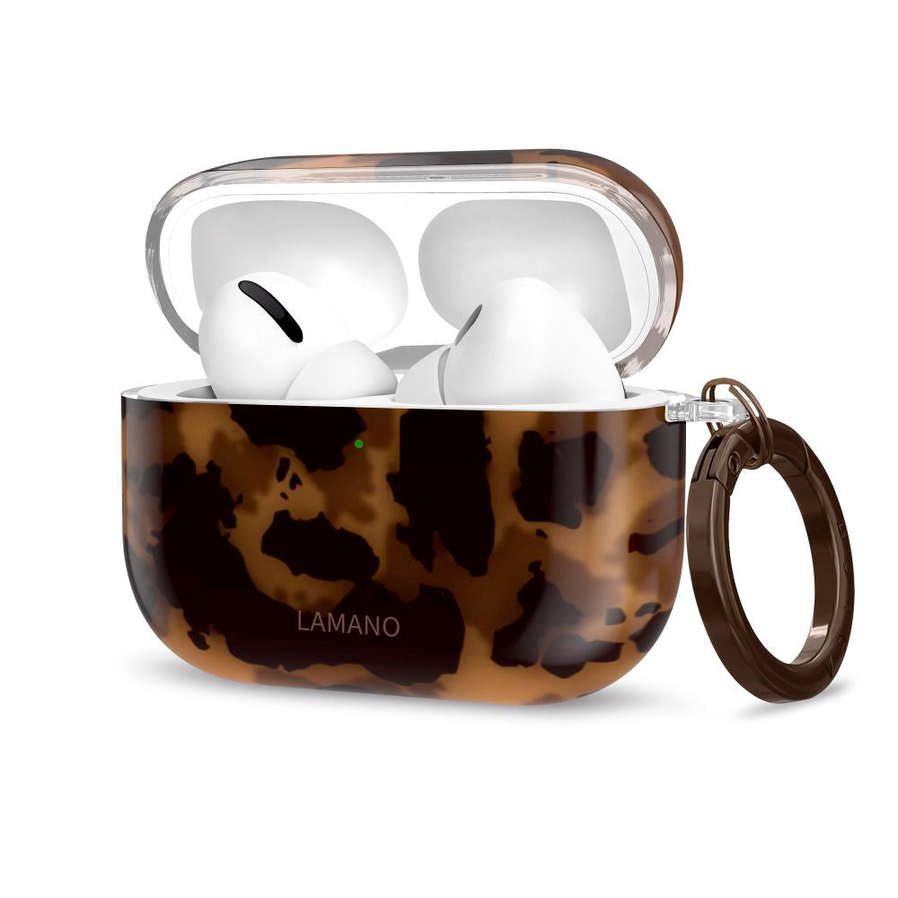 Tech-Protect Apple AirPods Pro (1. & 2. gen.) Lamano Cover - Nøglering - Panther