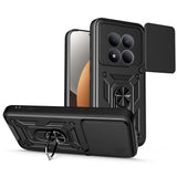 Xiaomi Redmi Note 15 Pro Tech-Protect Camshield m. Fingergreb & Ståfunktion - Sort