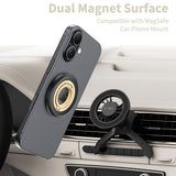 Tech-Protect Lamano Mobil Ring - MagSafe Kompatibel - Sort / Guld