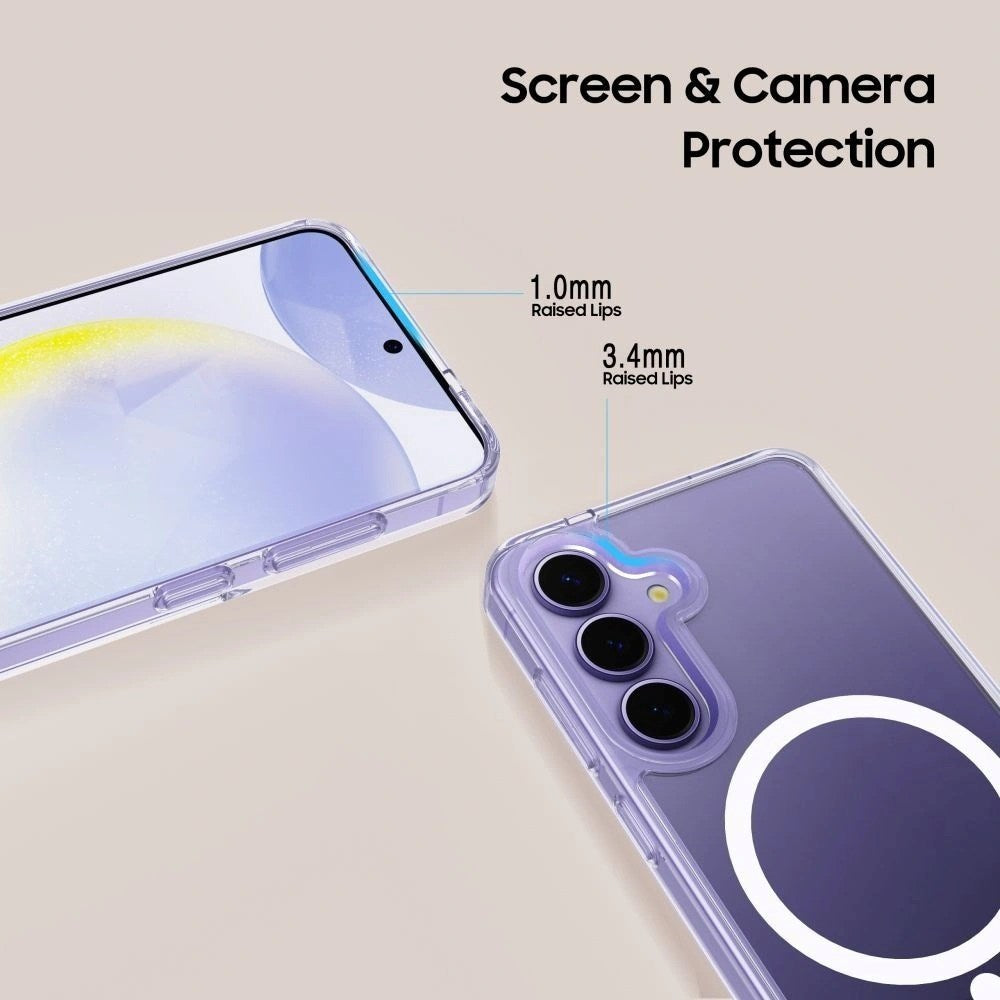 Samsung Galaxy S26+ (Plus)  Tech-Protect Flexair Hybrid Bagside Cover - MagSafe Kompatibel - Gennemsigtig