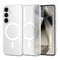 Samsung Galaxy S25 Tech-Protect MagSlim Bagside Cover - MagSafe Kompatibel - Mat Hvid