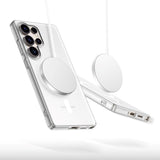 Samsung Galaxy S25 Ultra Tech-Protect MagSlim Bakdeksel - MagSafe-kompatibelt - Matt Hvit