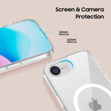 Tech-Protect Flexair Hybrid Deksel - iPhone 16e - MagSafe-kompatibel - Gjennomsiktig