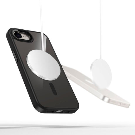 Tech-Protect - iPhone 16e - Magmat Cover - MagSafe Kompatibel - Gennemsigtig / Sort