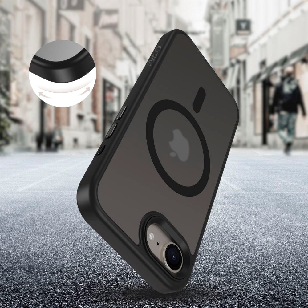 Tech-Protect - iPhone 16e - Magmat Cover - MagSafe Kompatibel - Mat Sort