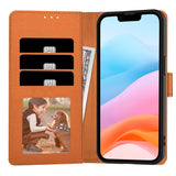 Tech-Protect - iPhone 16e Wallet m. Pung - Brun