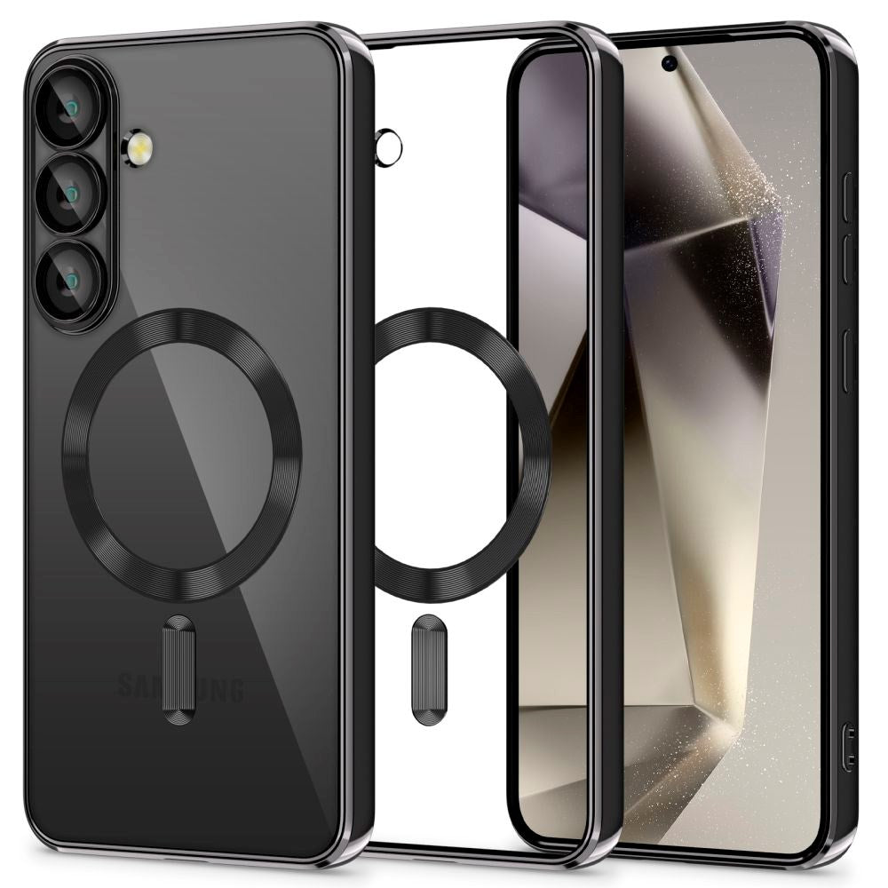 Tech-Protect - Samsung Galaxy S25+ (Pluss) - MagFlex-deksel - MagSafe-kompatibel - Svart