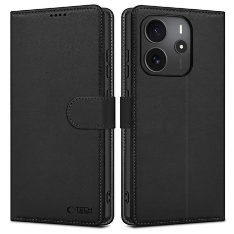 Tech-Protect - Xiaomi Redmi Note 14 (4G) lommebok m. Lommebok - Svart