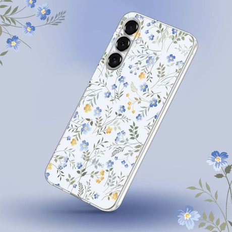 Xiaomi Redmi Note 14 Pro (5G) Tech-Protect FlexAir plastdeksel - gjennomsiktig / blomster