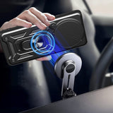 Xiaomi Redmi Note 14 Pro+ Tech-Protect Camshield Cover m. Magnetisk fingerring og stativfunksjon - svart