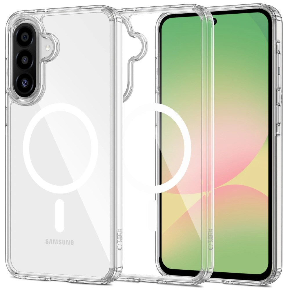Tech-Protect FlexAir Hybrid Cover - Samsung Galaxy A56 (5G) - MagSafe Kompatibel - Gennemsigtig