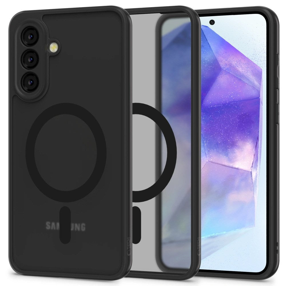 Samsung Galaxy A56 (5G) Tech-Protect Magmat Bakdeksel - MagSafe-kompatibel - Matt Svart