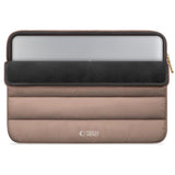 Tech-Protect Fluffy MacBook / Laptop 15-16" Sleeve m. Ekstra Lynlåslomme - Maks. Mål: 27 x 38cm - Beige