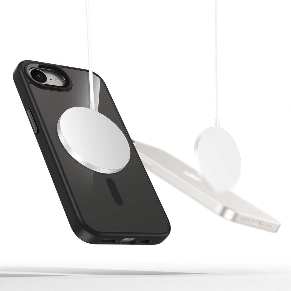 Nothing Phone (3a) Tech-Protect Magmat Bagside Cover - MagSafe Kompatibel - Gennemsigtig / Sort