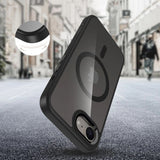 Nothing Phone (3a) Pro Tech-Protect Magmat Bagside Cover - MagSafe Kompatibel - Gennemsigtig / Sort